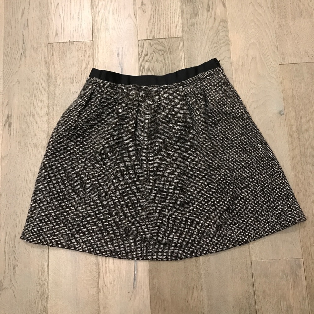 Gray Wool skirt